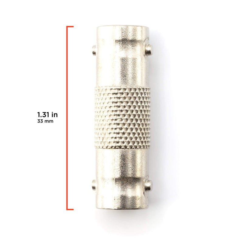 THE CIMPLE CO BNC Connectors, Female to Female Coupler - 10 Pack - (Barrel Connector) Adapter for Security Camera CCTV, SDI, HD-SDI - Image 3